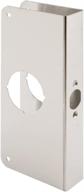 🚪 stainless steel door reinforcer non-recessed - defender security u 9585, 1-3/8-inch thick, 2-3/8-inch backset, 2-1/8-inch bore logo