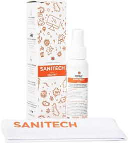 img 4 attached to 🔬 SANITECH (a WHOOSH! Company) EPA Approved Electronic Device Disinfectant & Surface Sanitizer, Kills 99.99% of Harmful Bacteria & Viruses, 3 Oz with Cloth