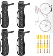 🚲 space-saving bike storage solution: winwend bike mount wall, 4pcs garage bike rack vertical bike hangers for convenient indoor storage logo