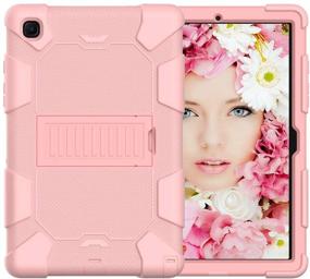 img 4 attached to 📱 Bingcok Galaxy Tab A7 10.4 Case 2020 - Heavy Duty Hybrid Shockproof Cover for Samsung Galaxy Tab A7 10.4 (Rose Gold)