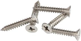 img 1 attached to 🔩 Supaper Stainless Phillips Screws 100 Piece: Premium Quality Screws for All Your Projects