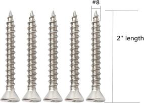 img 3 attached to 🔩 Supaper Stainless Phillips Screws 100 Piece: Premium Quality Screws for All Your Projects