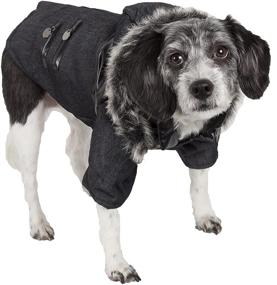 img 3 attached to 🐶 Stylish Denim PET LIFE Ruff-Choppered Dog Coat Jacket - Fashionable and Functional