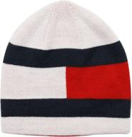 🧢 стильная и универсальная: девочки tommy hilfiger бини - белый флаг, оборотный, универсальный размер логотип