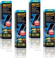 🌙 enhance your vivarium with exo terra night-glo moonlight lamp, 25-watt (4 pack) logo