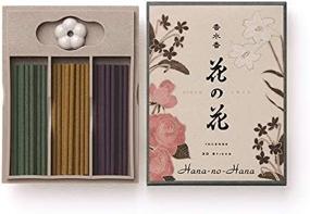 img 4 attached to 🌹 Nippon Kodo Hana-no-Hana Variety Pack - 30 Sticks of Japanese Quality Rose, Lily, and Violet Incense