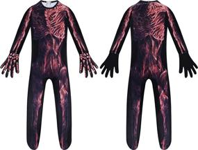 img 1 attached to 🎃 Creepy Halloween Costume Roleplay Jumpsuit: The Perfect Outfit for Halloween Fun