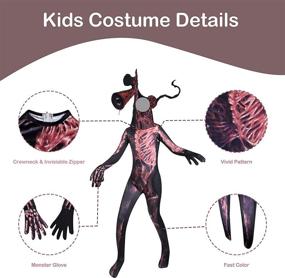 img 3 attached to 🎃 Creepy Halloween Costume Roleplay Jumpsuit: The Perfect Outfit for Halloween Fun