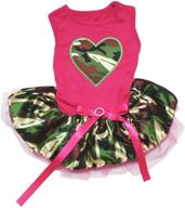 рубашка petitebella camouflage heart hemmed логотип