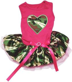 img 2 attached to Рубашка Petitebella Camouflage Heart Hemmed