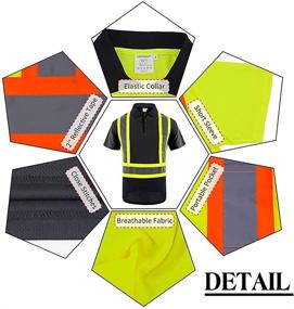 img 2 attached to LOVPOSNTY Safety Reflective Sleeve Bottom Occupational Health & Safety Products