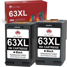 img 4 attached to 🖨️ Toner Kingdom Remanufactured Ink Cartridge for HP 63 63XL - Perfect Replacement for Officejet, Envy, and Deskjet Printers (2 Black)