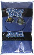 🌊 5-pound bag of stoney river blue aquatic sand: ideal for freshwater and marine aquariums logo
