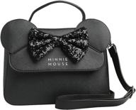 loungefly leather minnie crossbody standard logo