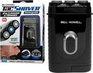 🪒 experience precision grooming with the deluxe bell+howell tacshaver 3d rechargeable rotary shaver - waterproof, portable, and cordless electric razor for men - pop-up trimmer for sideburns, moustache, and beard - as seen on tv! logo