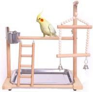 🦜 qbleev bird playground: ultimate birdcage playstand for parrots, parakeets, conures and more logo