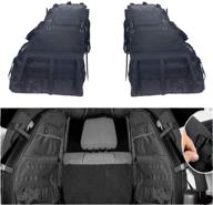 🚗 мешок для хранения на рулевой тяге moebulb cargo cage saddlebag для jeep wrangler jk tj lj & unlimited 4-door (1997-2017), 2 шт. - набор инструментов с множеством карманов, для бутылок, телефона, салфеток и гаджетов логотип