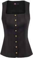 👚 stylish sleeveless women's business gothic waistcoat for coats, jackets & vests - dressy clothing logo