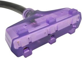img 2 attached to 🔌 Паркворлд 885880A - Переходник для домашней розетки RV 30A на (3) 15A, с держателем, 125V, мужской разъем TT-30P на (3) женских разъема 5-15R, с подсветкой (25футов)" - "Паркворлд 885880A - Переходник для домашней розетки RV 30A на 15A, с держателем, мужской разъем TT-30P на 3x женских разъема 5-15R, 125V, 25футов, с подсветкой