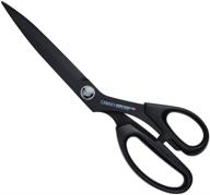 🔪 canary japanese sewing scissors 10.5 inch: black all purpose heavy duty fabric cutting scissors - stainless steel nonstick coating, made in japan (se-265f) logo