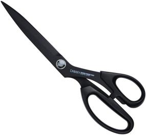 img 4 attached to 🔪 CANARY Japanese Sewing Scissors 10.5 Inch: Black All Purpose Heavy Duty Fabric Cutting Scissors - Stainless Steel Nonstick Coating, Made in Japan (SE-265F)