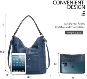 img 1 attached to Shoulder Handbag Top Handle Fashion C KL5208 Women's Handbags & Wallets and Hobo Bags