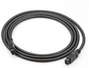 img 1 attached to 🔌 Pasow 9 Pin to 9 Pin Male to Male FireWire 1394b 800 IEEE Cable for Mac Pro, MacBook Pro, Mac Mini, iMac PC, Digital Cameras, SLR (9 pin to 9 pin)