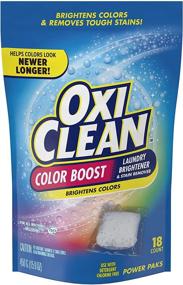 img 4 attached to 🌈 Revitalize and Unleash the Brilliance of Your Colors with OxiClean Color Boost Power Paks - 18 Count