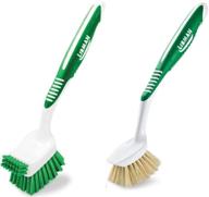 🥕 natural tampico vegetable and fruit cleaning brush set for dishes - libman dish brush fiber bundle for efficient kitchen washing logo