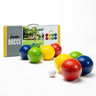 🏀 franklin sports bocce ball set - 8 all weather bocce balls and 1 pallino - ideal for beach, backyard lawn or outdoor party games - professional, american, and starter set options логотип