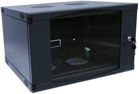 img 1 attached to 🖥️ 6U Wall Mount Server Cabinet for Networking, Data, Home Video, WiFi, and Internet System (400mm Depth)