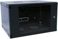 🖥️ 6u wall mount server cabinet for networking, data, home video, wifi, and internet system (400mm depth) logo