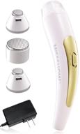 🦶 high-powered electric callus remover for feet - foot file pedicure tool with fast & safe 5400rpm motor, three washable alloy grinding heads, ideal for dead skin & calluses logo