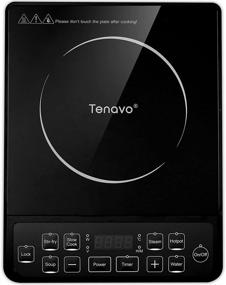 img 4 attached to 🔥 Tenavo 1800W Portable Induction Cooktop: Efficient Countertop Burner with 6 Preset Cookings, Child Lock - Black