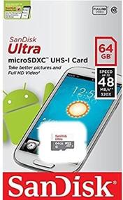 img 2 attached to Optimized for Samsung Galaxy S7 & S7 Edge: SanDisk Ultra 64GB MicroSDXC Class 10 UHS-1 Mobile Memory Card, USB 2.0 and SD Memory Card Reader