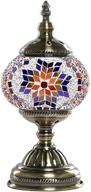 🌸 vintage moroccan style turkish mosaic lamp - stained glass, ideal for baby girl or boy room bedroom decor логотип