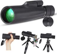 🔭 super telephoto zoom monocular telescope: 10-30x50mm high power, hd bak4 prism, waterproof for wildlife hunting, camping & travelling logo