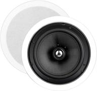 🔊 enhance your audio experience with osd audio 8” in-ceiling speaker pair – 150w stereo speakers, pivoting tweeter, ice840 logo