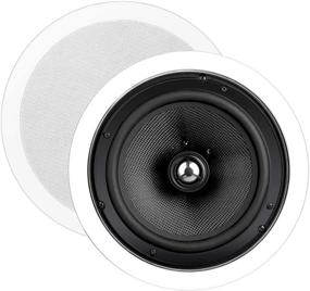 img 4 attached to 🔊 Enhance Your Audio Experience with OSD Audio 8” in-Ceiling Speaker Pair – 150W Stereo Speakers, Pivoting Tweeter, ICE840