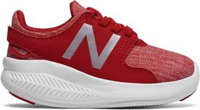 img 2 attached to 👟 Sparkling Style for Little Runners: New Balance Metallic Toddler Girls' Running Shoes & Athletic Gear
