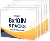 sunee acrylic horizontal adhesive mounting logo