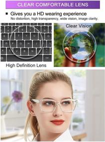 img 1 attached to 👓 Fashion Reading Glasses for Women and Men - Blue Light Blocking Readers - 1.5 and 2.0 Magnification - WEMOOTANTS