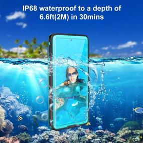 img 3 attached to 📱 Samsung Galaxy S21 Ultra Waterproof Phone Case with Screen Protector - Full Body Protection, Heavy Duty, Shockproof, Drop Proof, Anti-Scratch - Teal