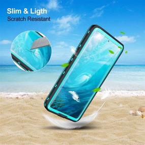 img 1 attached to 📱 Samsung Galaxy S21 Ultra Waterproof Phone Case with Screen Protector - Full Body Protection, Heavy Duty, Shockproof, Drop Proof, Anti-Scratch - Teal