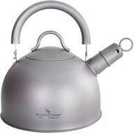 ☕ boundless voyage ti1584a: ultralight 2l titanium tea kettle with big capacity, warning buzzer for boiling water, coffee, and tea - portable and efficient logo