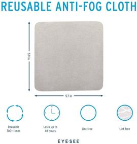 img 3 attached to EyeSee Reusable Anti Fog Cloth Pack Vision Care