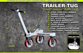 img 2 attached to 🚚 Trailer-Tug - Ultimate Trailer Mover for RV, Boat, Motorcycle, and Jetski - Best Trailer Dolly on the Market