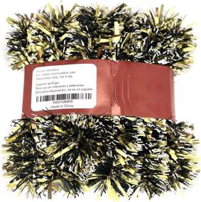 img 1 attached to 🎄 Non-Lit 20 Foot Gold Tinsel Garland for Christmas Decorations - High-Quality Holiday Décor for Indoor or Outdoor Use - Premium Artificial Greenery for Home, Garden, or Wedding Party Decorations