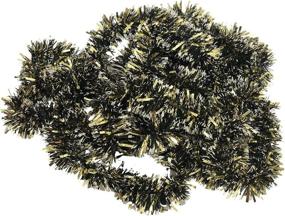 img 2 attached to 🎄 Non-Lit 20 Foot Gold Tinsel Garland for Christmas Decorations - High-Quality Holiday Décor for Indoor or Outdoor Use - Premium Artificial Greenery for Home, Garden, or Wedding Party Decorations