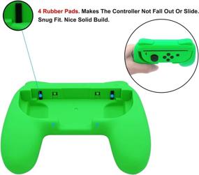 img 1 attached to FASTSNAIL Animal Crossing Joy Con Grips Kit - Compatible with Nintendo Switch, Wear-Resistant Grip Controllers for Joy Con & OLED Model with 12 Thumb Grips
